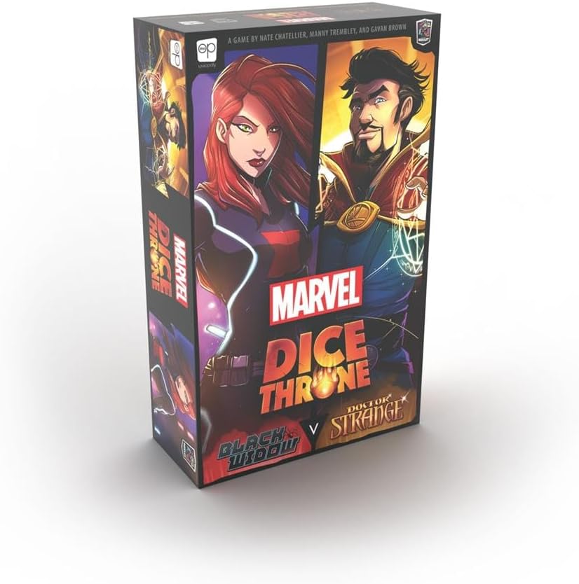 Marvel Dice Throne  2 Hero Box Featuring Black Widow, Doctor Strange