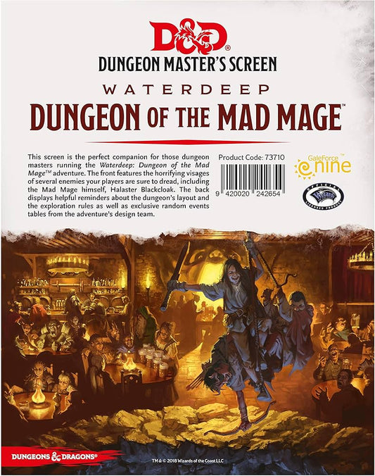 D&D RPG: Dungeon of the Mad Mage - DM Screen