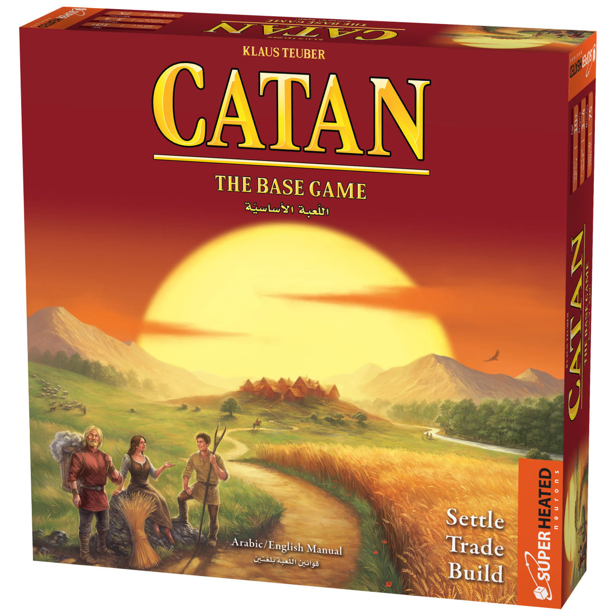 Catan Base Game 3-4 Players Ar/En