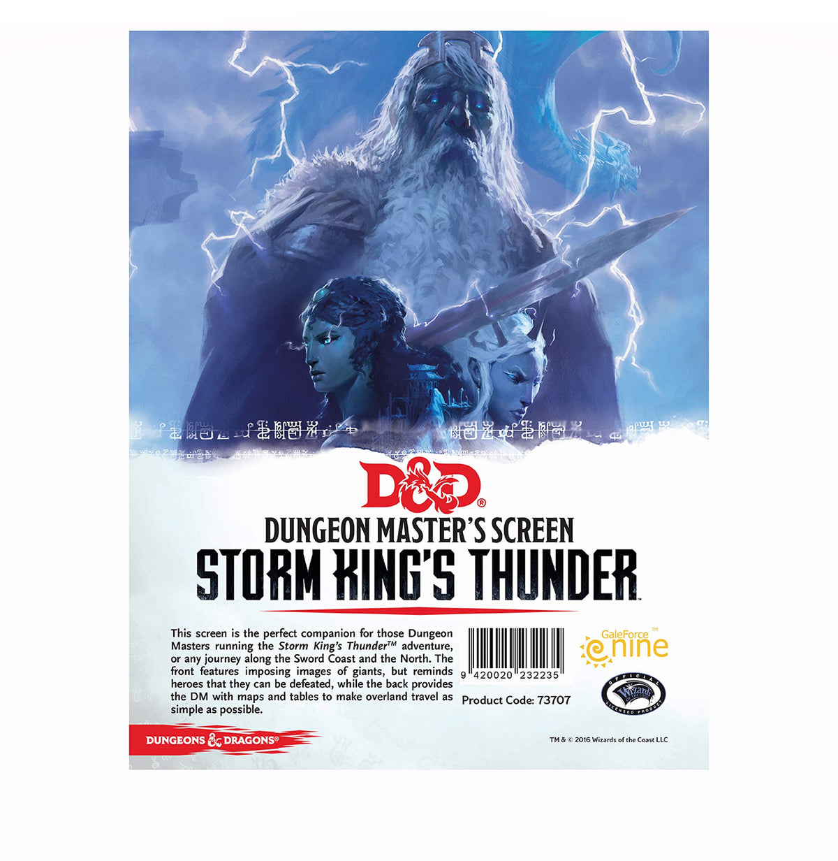 D&D RPG: Storm King's Thunder - DM Screen