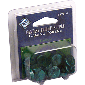 Accessories Board Games: FFG - Gaming Tokens - Green