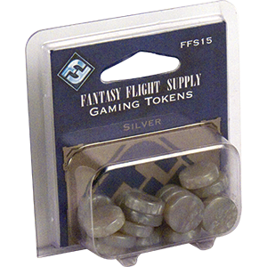 Accessories Board Games: FFG - Gaming Tokens - Silver