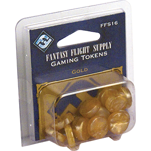 Accessories Board Games: FFG - Gaming Tokens - Gold