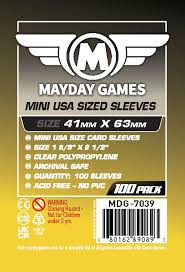 Sleeves: Mayday - Premium (x50) - Mini American (63 x 41mm)