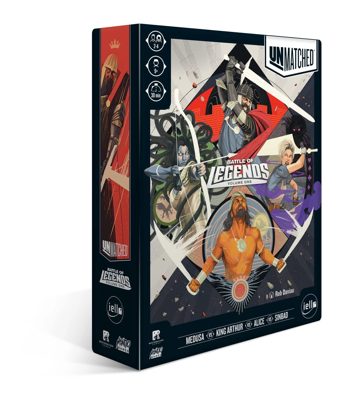 Unmatched: battle of legends Vol. 01 - Alice, Arthur, Medusa, Sinbad